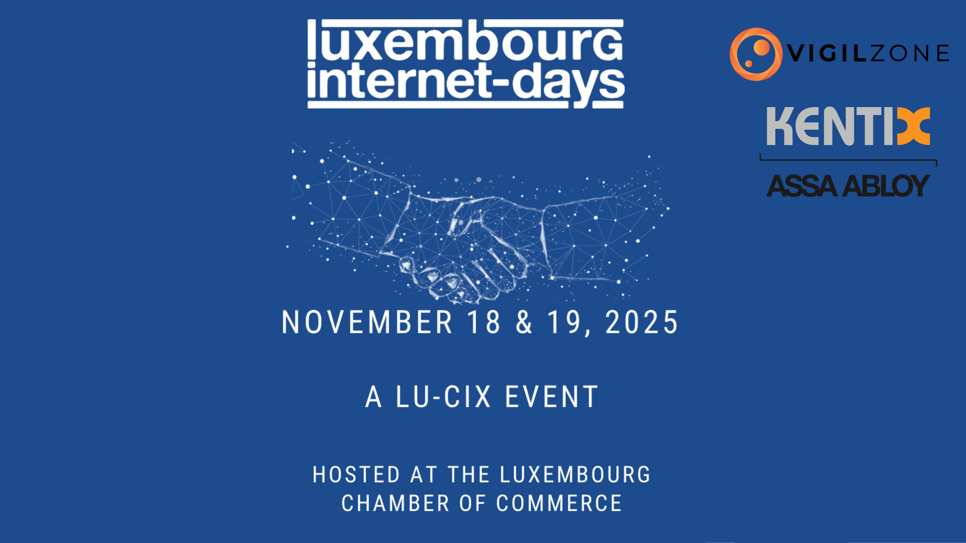 Kentix und VIGIL SARL: Gemeinsam auf den Luxembourg Internet Days 2025