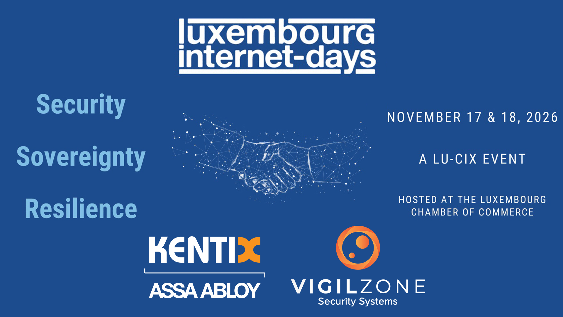 Kentix et VIGIL SARL : ensemble aux Luxembourg Internet Days 2026