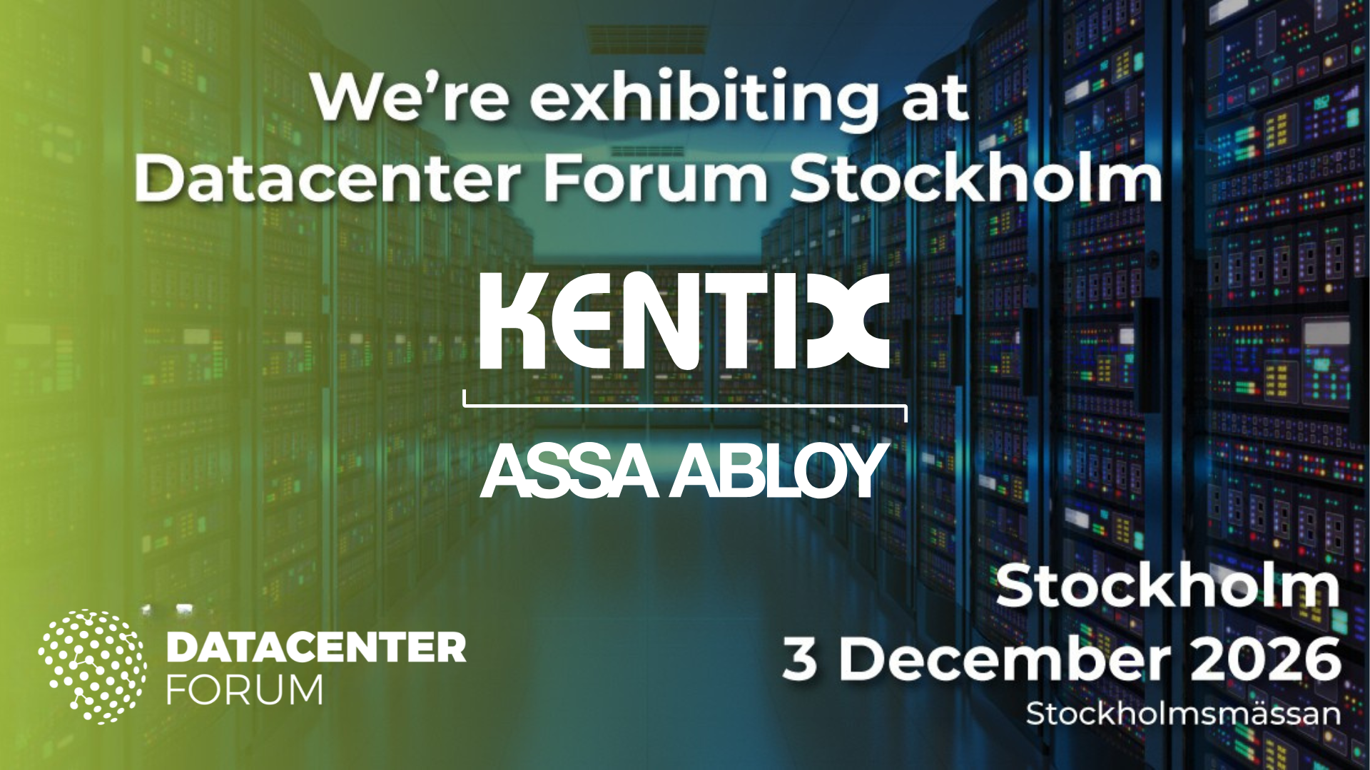Kentix au Datacenter Forum 2026 à Stockholm