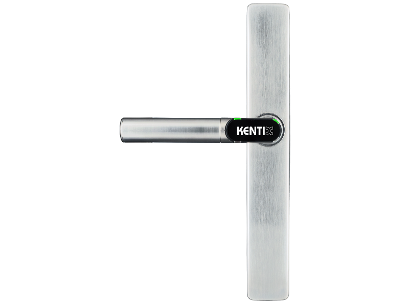 DoorLock-LE Door fitting (MIFARE® DESFire®) small, blind without keyhole, L-Form, IP55, LEFT