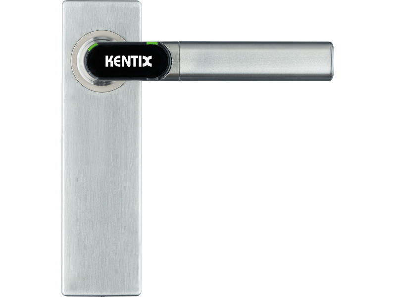 DoorLock-LE Door fitting (BLE, MIFARE® DESFire®) short, blind without keyhole, U-Form, IP55, Fireprotektion, RIGHT