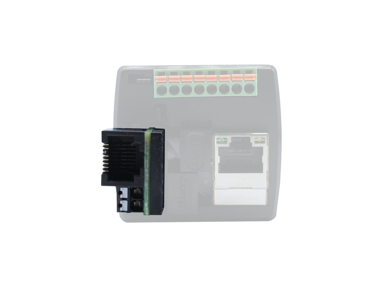 RJ45 Adapter-Buchse für AccessManager KXP-2-RS zum Anschluss von DoorLock-RA4 Rackhebel